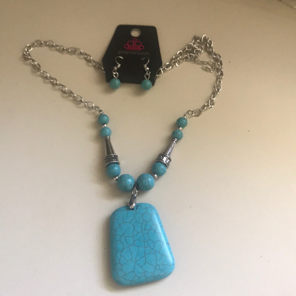 Necklace and earrings